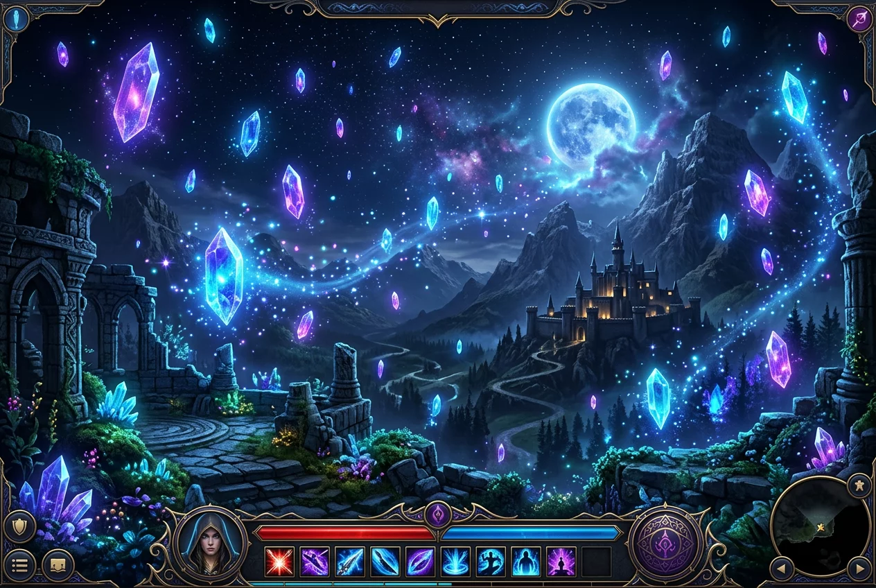 Social gaming guide visual